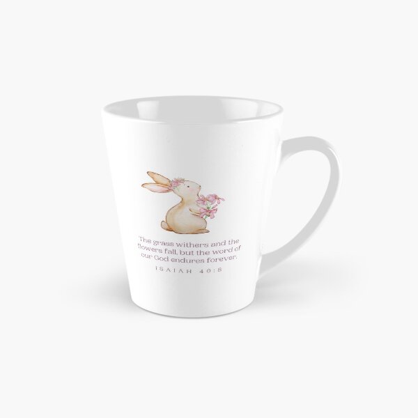 Item preview, Easter Bunny, Isaiah Bible Verse for Kids, Isaiah 40:8, Cute Christian Scripture Gifts, Scriptures For Easter designed and sold by InHisImageGifts.