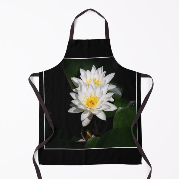Item preview, Duet of white water lilies close up designed and sold by Maryna Gumenyuk.