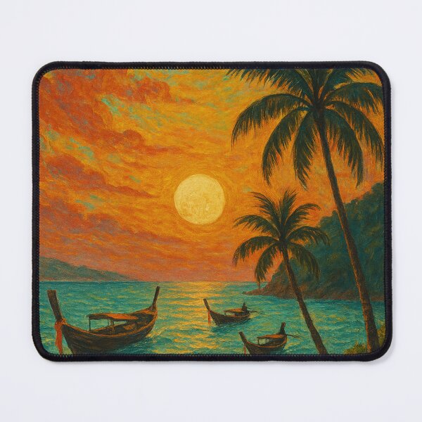 Item preview, Phuket Longtail Boat Thailand Andaman Coast Tropical Escape designed and sold by Aryabek.