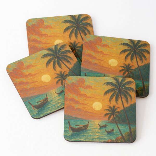 Item preview, Phuket Longtail Boat Thailand Andaman Coast Tropical Escape designed and sold by Aryabek.