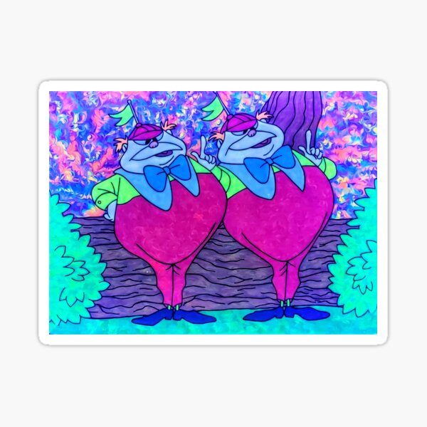 Tweedle Dee & Tweedle Dum Sticker