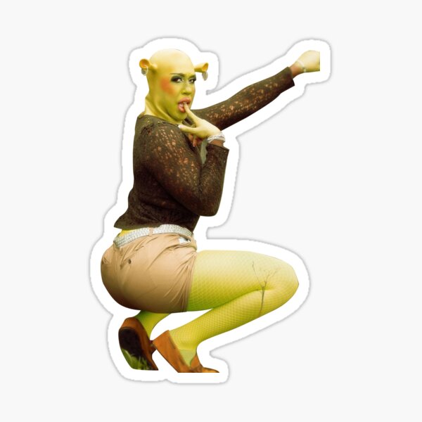 Vista previa del artículo con la obra «Kori King como Shrek en photoshoot», diseñado y vendido por whosmaru___.