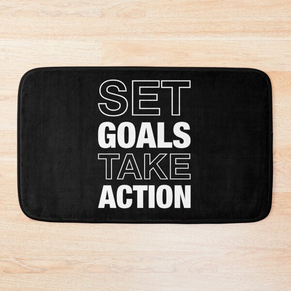Item preview, Set Goals, Take Action - Gym Success Hustle Motivation designed and sold by chantastical.