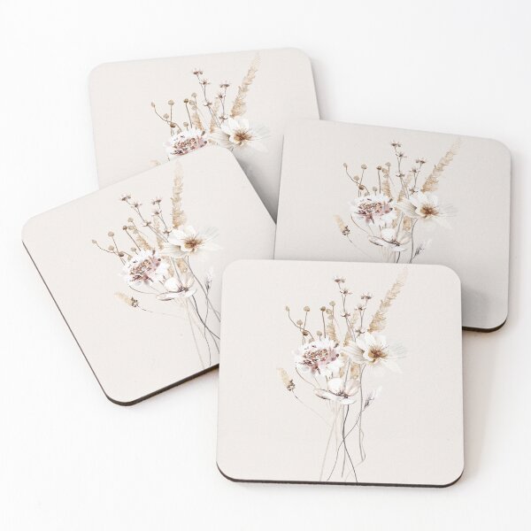 Item preview, Neutral Beige Wall Art Print, Botanical Watercolor Art 3, Wildflowers, Art by Synplus designed and sold by synplus.