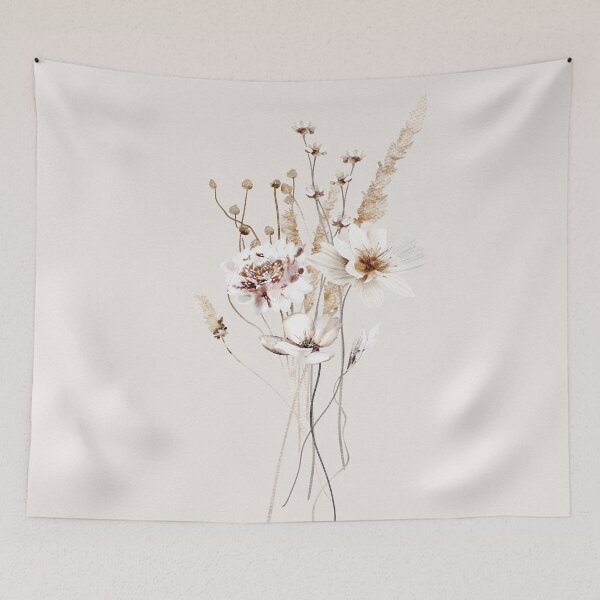 Item preview, Neutral Beige Wall Art Print, Botanical Watercolor Art 3, Wildflowers, Art by Synplus designed and sold by synplus.
