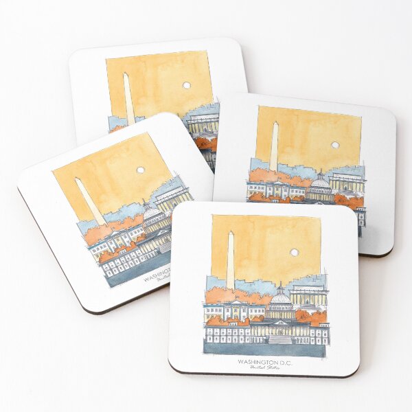 Item preview, Washington DC, Capital City designed and sold by ReynoIllustration.