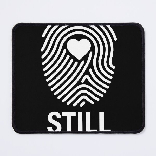 Item preview, Still Human - Fingerprint Heart Graphic - W designed and sold by SlickFreek.