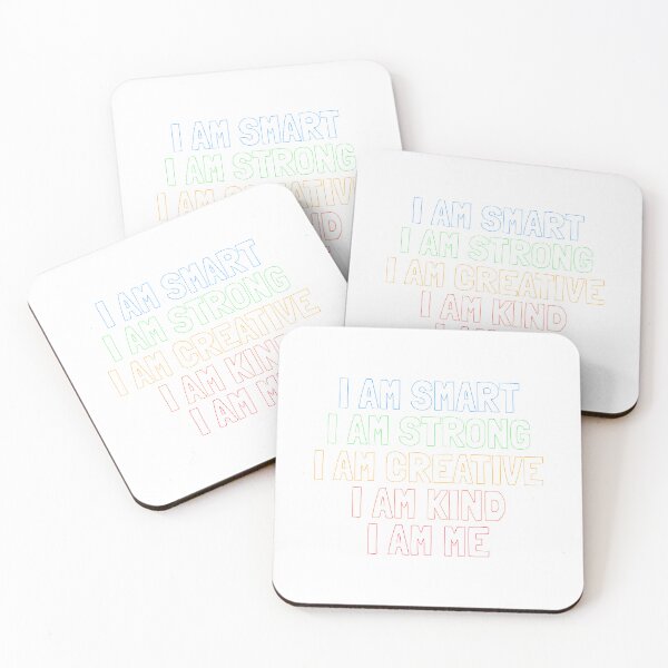 Item preview, I Am Smart. I Am Strong. I Am Me. – Positive Affirmation Design for Kids designed and sold by LittleMiddleMomma.