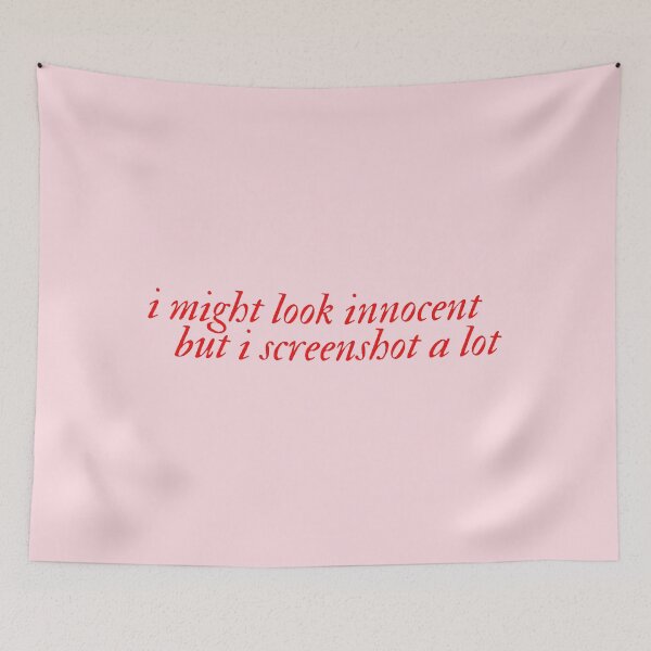 Item preview, i might look innocent but i screenshot a lot designed and sold by mydoodlesateme.