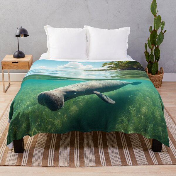 Item preview, manatee swimming designed and sold by InezPhotography.