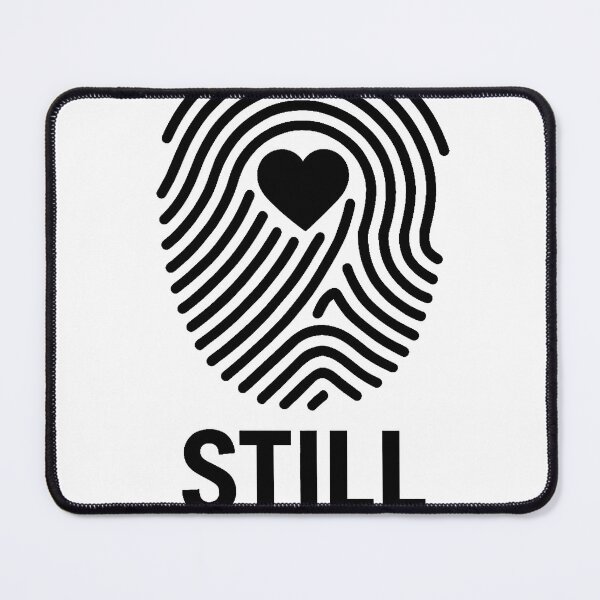 Item preview, Still Human - Fingerprint Heart Graphic - B designed and sold by SlickFreek.
