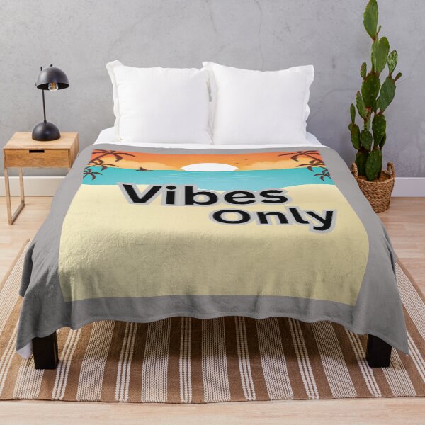 Item preview, Vibes Only – Retro Beach Sunset Aesthetic designed and sold by WildPetal.