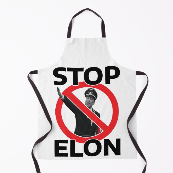 Item preview, STOP ELON: Block Musk – Anti-Fascist Protest Design designed and sold by WAUZ.