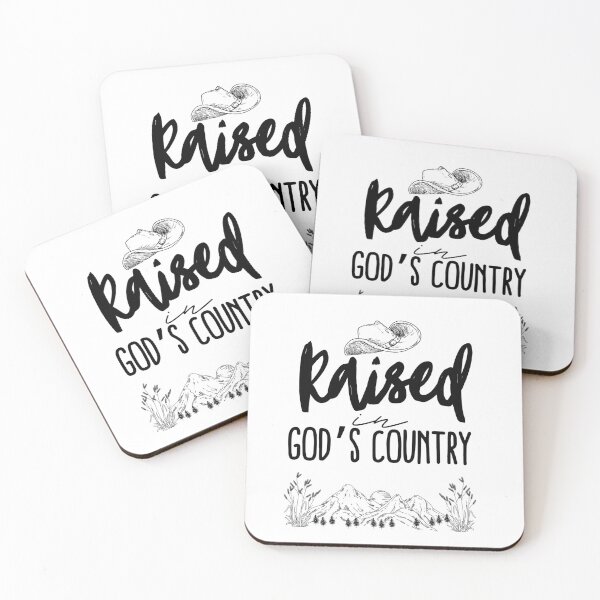 Item preview, Raised in God's Country designed and sold by Keeping Art Heavenly.