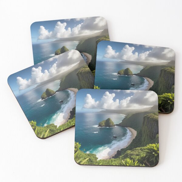 Item preview, Lush green cliffs designed and sold by InezPhotography.