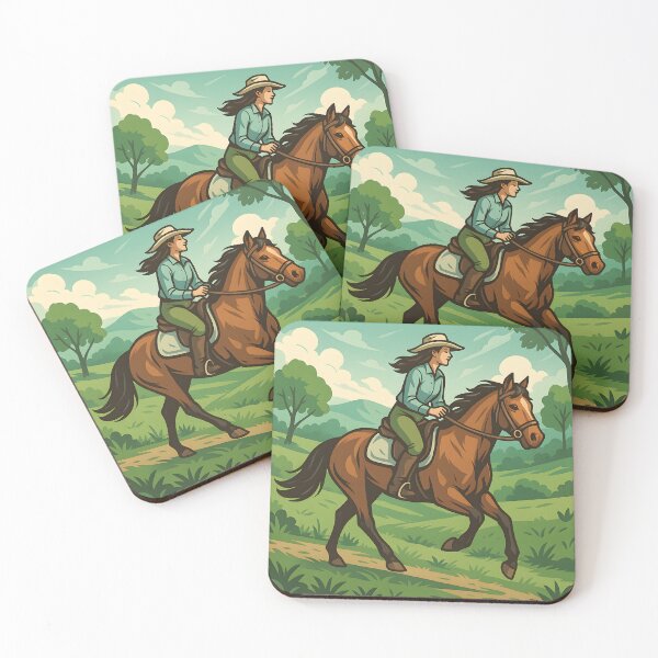 Item preview, Horse Riding in Nature  designed and sold by RekiStyle.