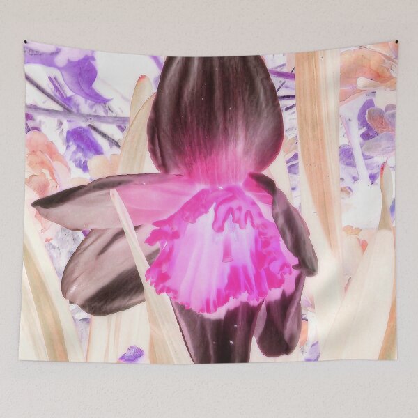 Item preview, Trippy Daffodil in Black & Pink designed and sold by SXW Designs.