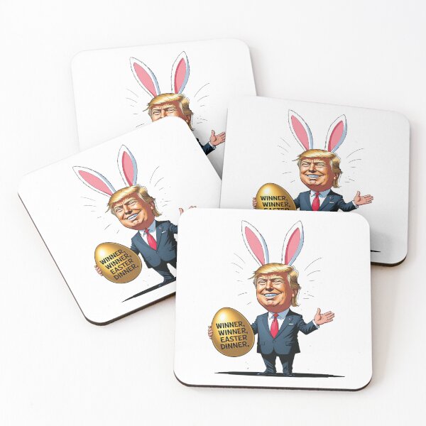 Item preview, winner winner easter dinner Funny Trump Bunny Spring Hunt Eggs  designed and sold by helenostore.