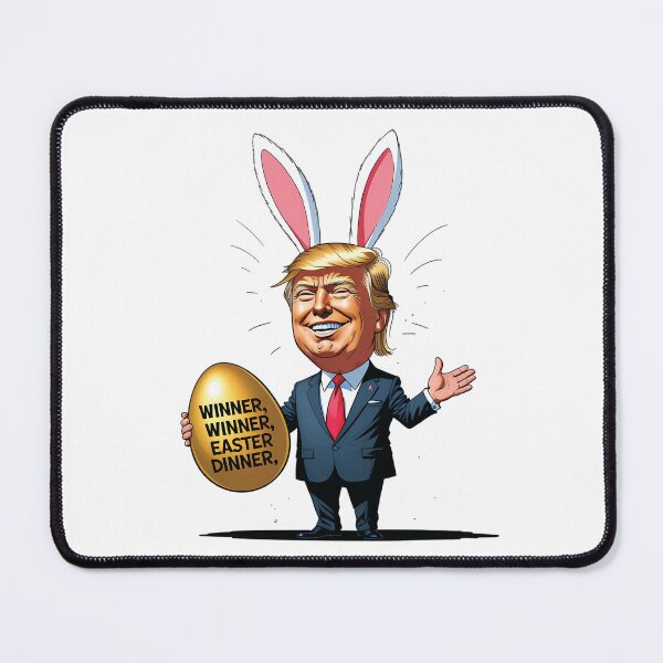 Item preview, winner winner easter dinner Funny Trump Bunny Spring Hunt Eggs designed and sold by helenostore.