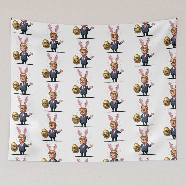 Item preview, winner winner easter dinner Funny Trump Bunny Spring Hunt Eggs  designed and sold by helenostore.