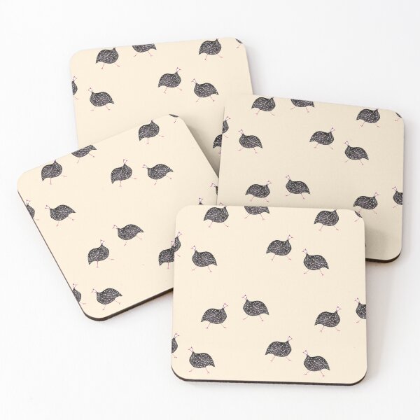Item preview, Guinea Fowl on Cream designed and sold by WendyVon.
