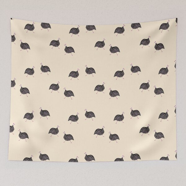 Item preview, Guinea Fowl on Cream designed and sold by WendyVon.