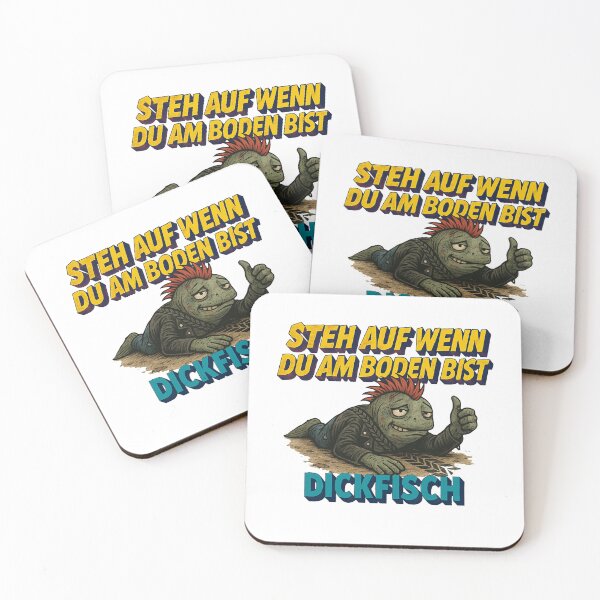 Item preview, Thick fish on the ground, lettering "Stand up when you're down - Thick fish" designed and sold by DickfischWear.