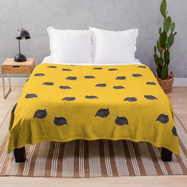 Item preview, Guinea Fowl on Mustard designed and sold by WendyVon.