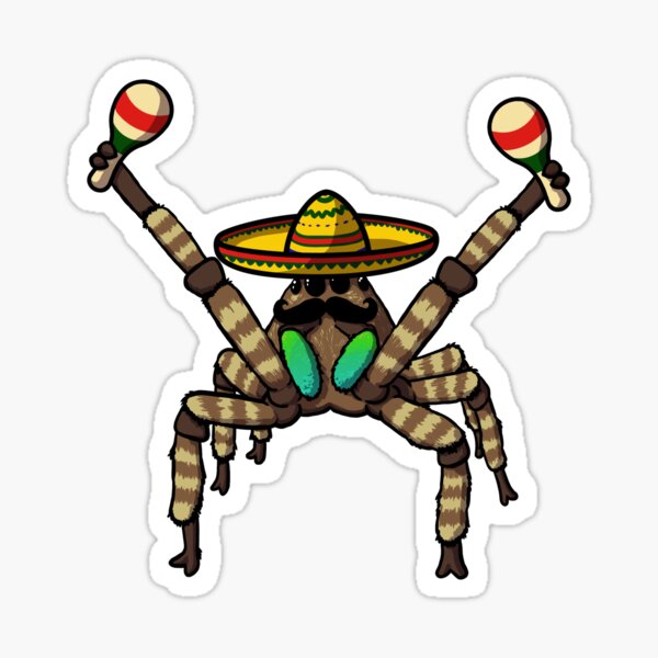 Item preview, Maracas Spider (White Background) designed and sold by Alpacalix.