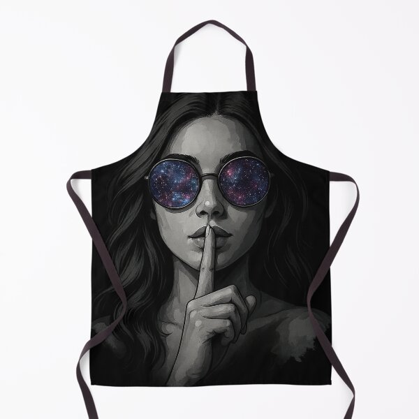 Item preview, Cosmic Silence – Shhh Girl Galaxy Art2 designed and sold by SlickFreek.