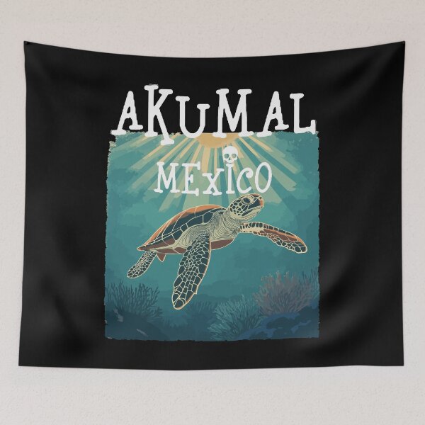 Item preview, Akumal Mexico (with White Lettering) designed and sold by VelvetRoom.