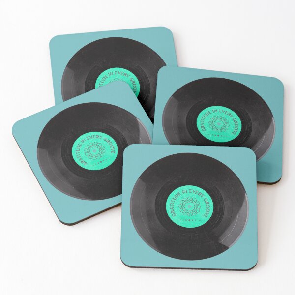 Item preview, Gratitude in Every Groove – Mandala Vinyl Record with Moon Phases Design designed and sold by LUV963.