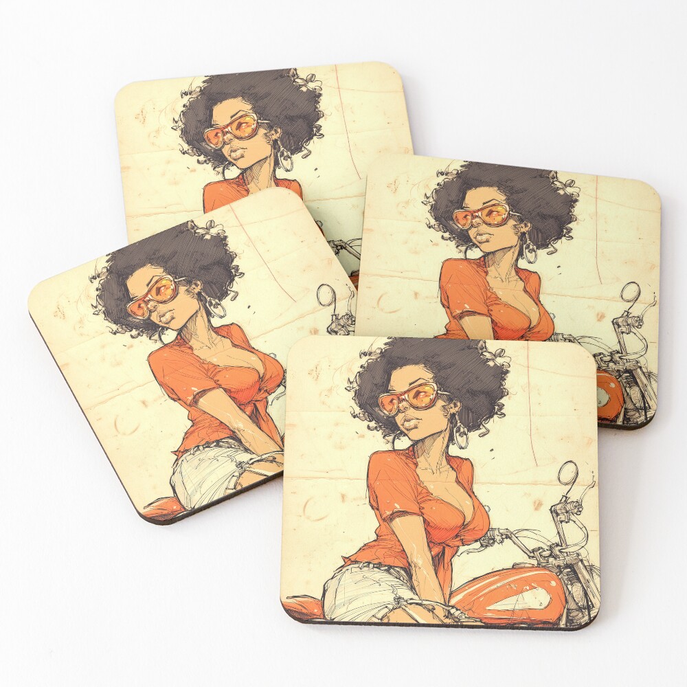 Item preview, Coasters (Set of 4) designed and sold by SteadyRolling.