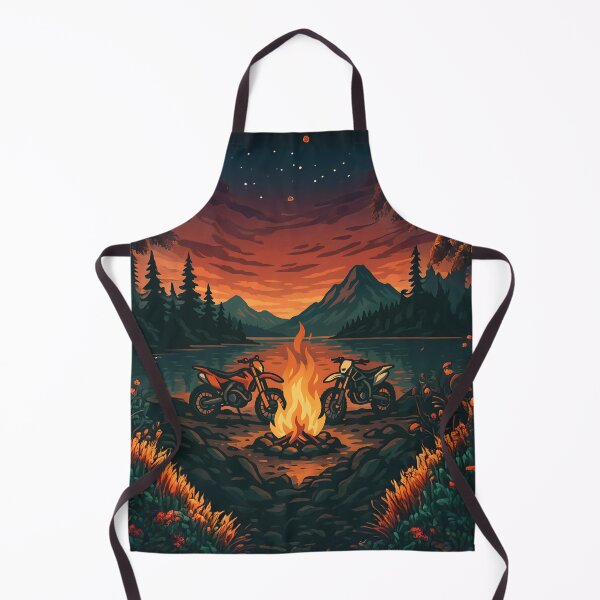 Item preview, Motocross Mountains Fireplace designed and sold by RekiStyle.
