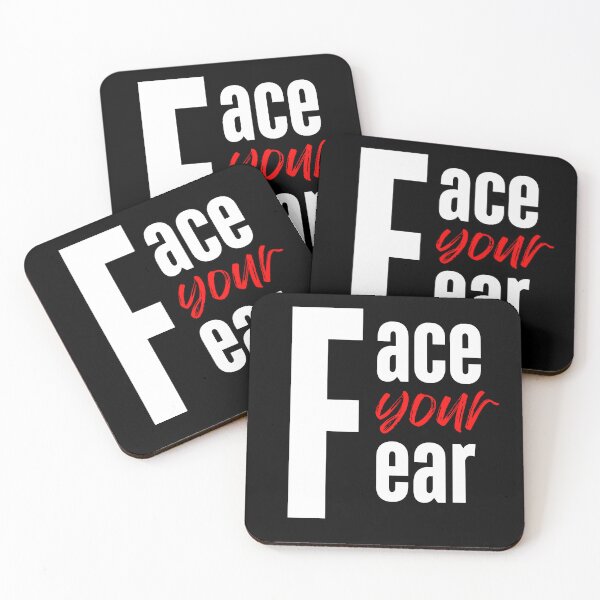 Item preview, Face Your Fear – Bold Motivational Typography Design designed and sold by Karim-Karem.