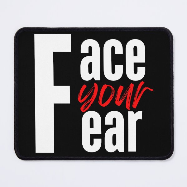 Item preview, Face Your Fear – Bold Motivational Typography Design designed and sold by Karim-Karem.