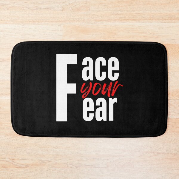 Item preview, Face Your Fear – Bold Motivational Typography Design designed and sold by Karim-Karem.