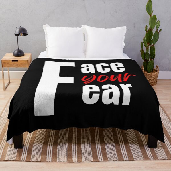 Item preview, Face Your Fear – Bold Motivational Typography Design designed and sold by Karim-Karem.