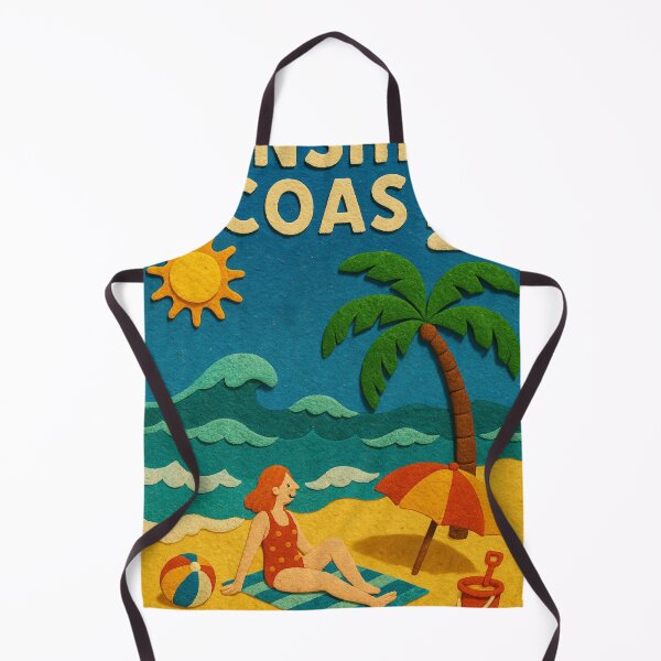 Item preview, Sunshine Coast Family Fun Queensland Beach Day Australia designed and sold by Places On Earth.