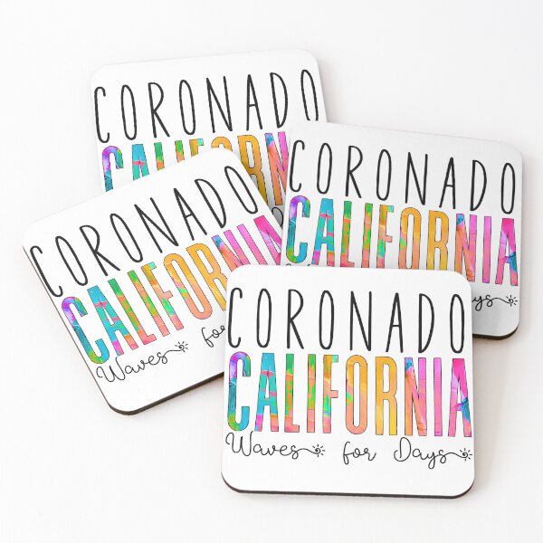 Item preview, Coronado California (Waves) designed and sold by Whackadoodletee.