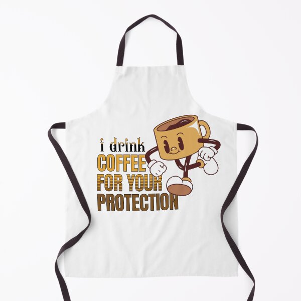 Item preview, I Drink Coffee for Your Protection Running Coffee Cup Edition designed and sold by ArtDesignTp.