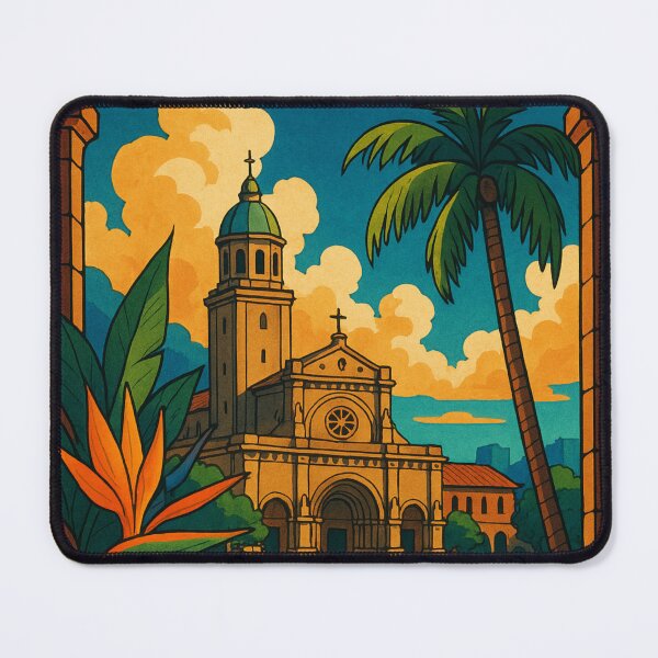 Item preview, Manila Church Sunset View Philippines Intramuros Skyline designed and sold by Places On Earth.