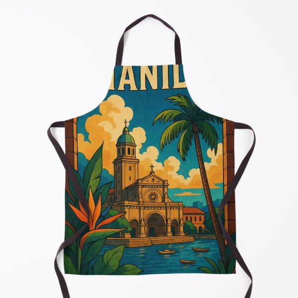 Item preview, Manila Church Sunset View Philippines Intramuros Skyline designed and sold by Places On Earth.