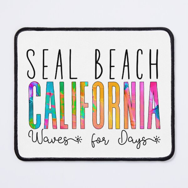 Item preview, Seal Beach California (Waves) designed and sold by Whackadoodletee.