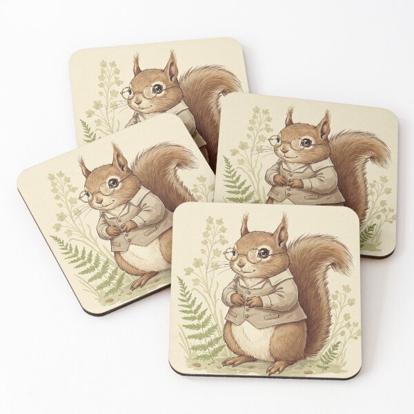 Item preview, Mr.Squirrel The Inquisitor  designed and sold by ToadstoolWhimsy.
