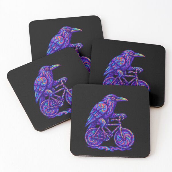 Item preview, Trippy Crow on the Go designed and sold by Orca Chuckle Studios.