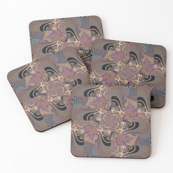 Item preview,  Fractured Echoes: A Swirling Mosaic of Abstract Forms designed and sold by bloorose.