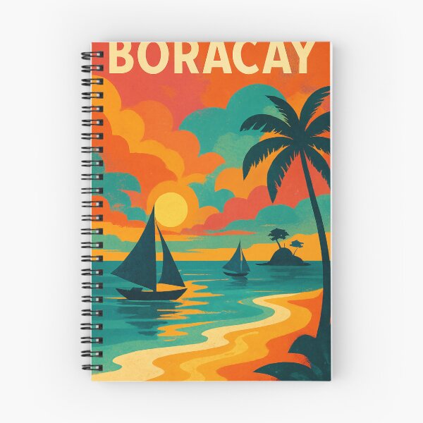 Item preview, Boracay White Beach Philippines Sunset Sailboats designed and sold by Places On Earth.