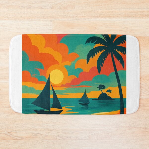 Item preview, Boracay White Beach Philippines Sunset Sailboats designed and sold by Places On Earth.