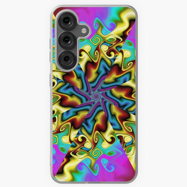 Item preview, Radiant Starburst: A Psychedelic Bloom of Swirling Light designed and sold by bloorose.